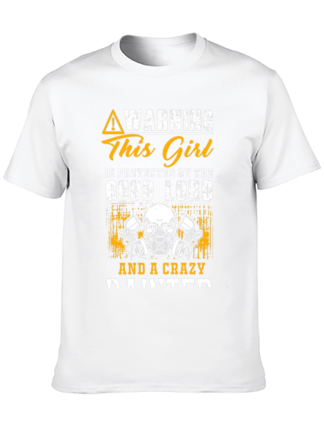 Warning Crazy Painter Graphic T-Shirt