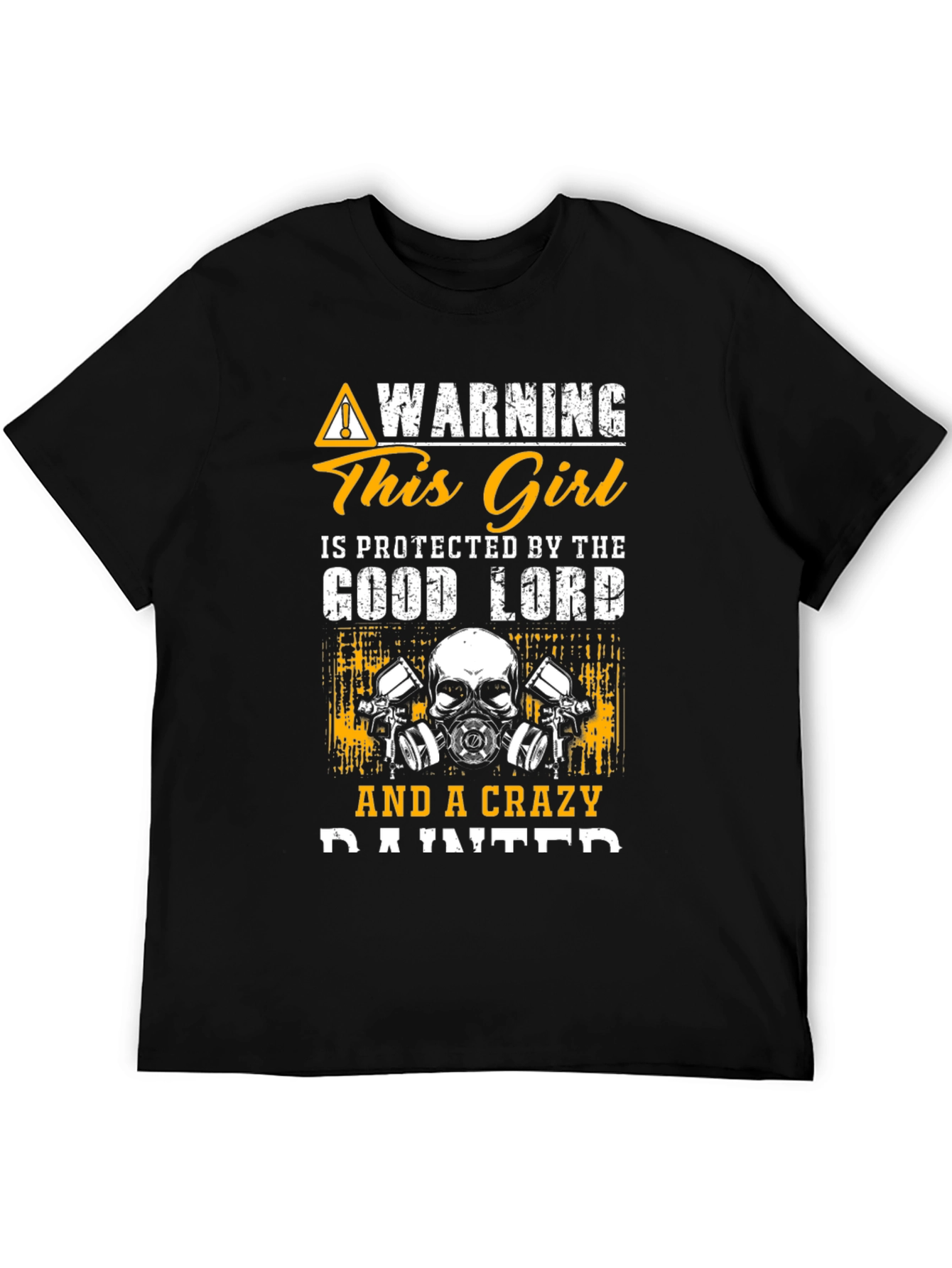 Warning Crazy Painter Graphic T-Shirt