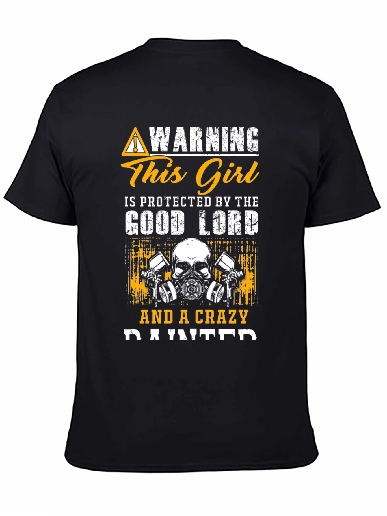 Warning Crazy Painter Graphic T-Shirt
