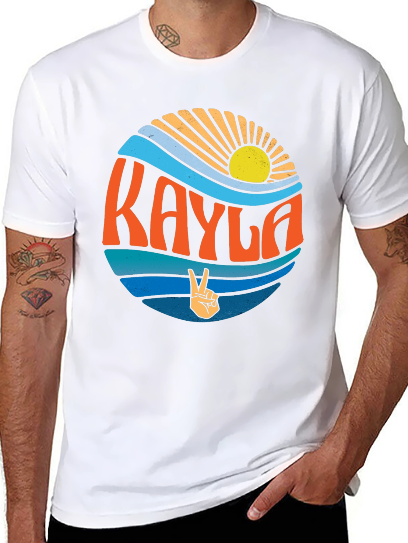 Retro Kayla Personalized T-Shirt