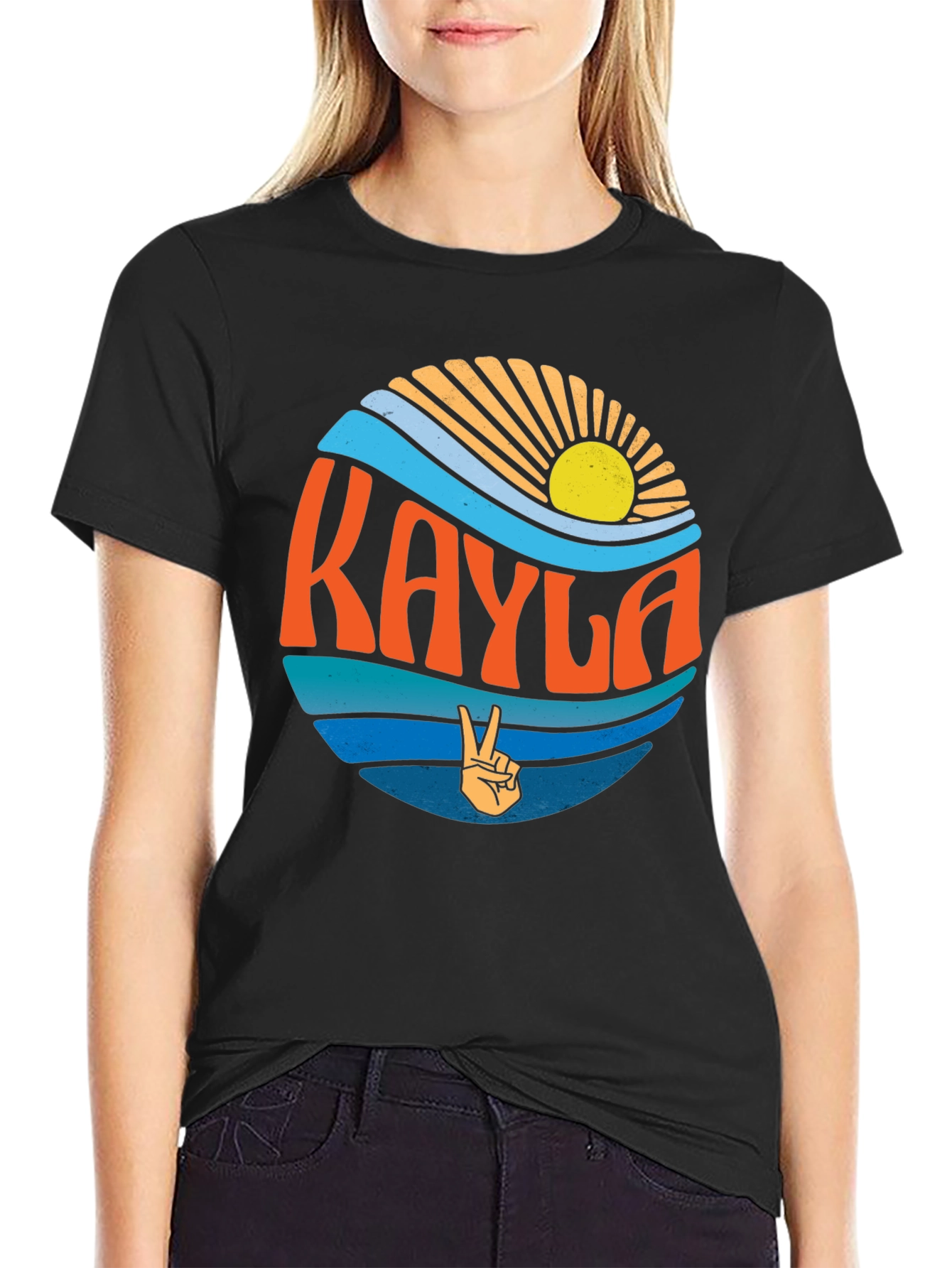 Retro Kayla Personalized T-Shirt