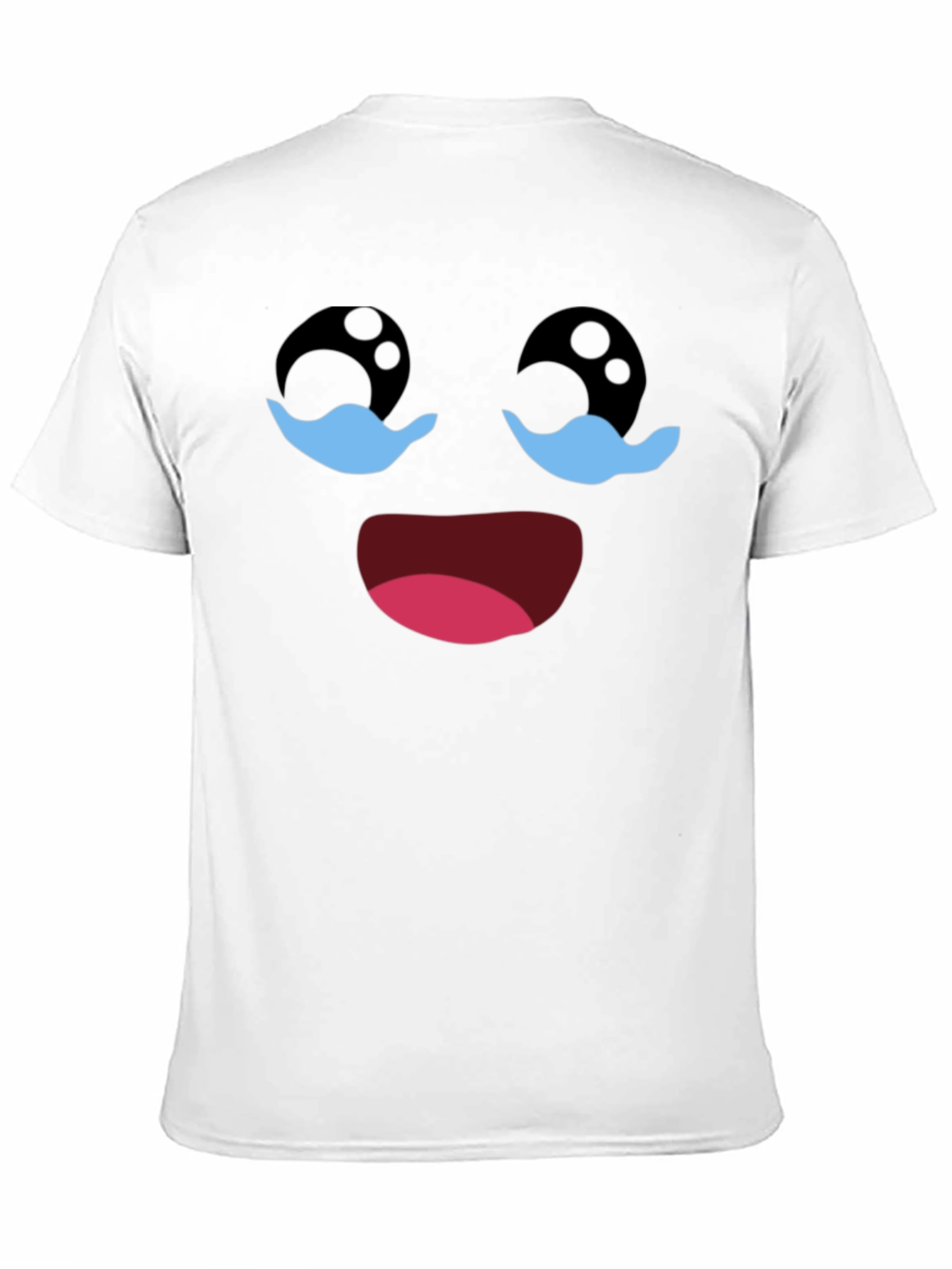 Crying Laughing Face Graphic T-Shirt