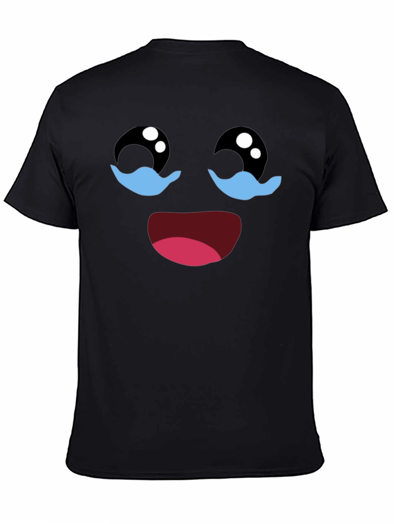 Crying Laughing Face Graphic T-Shirt