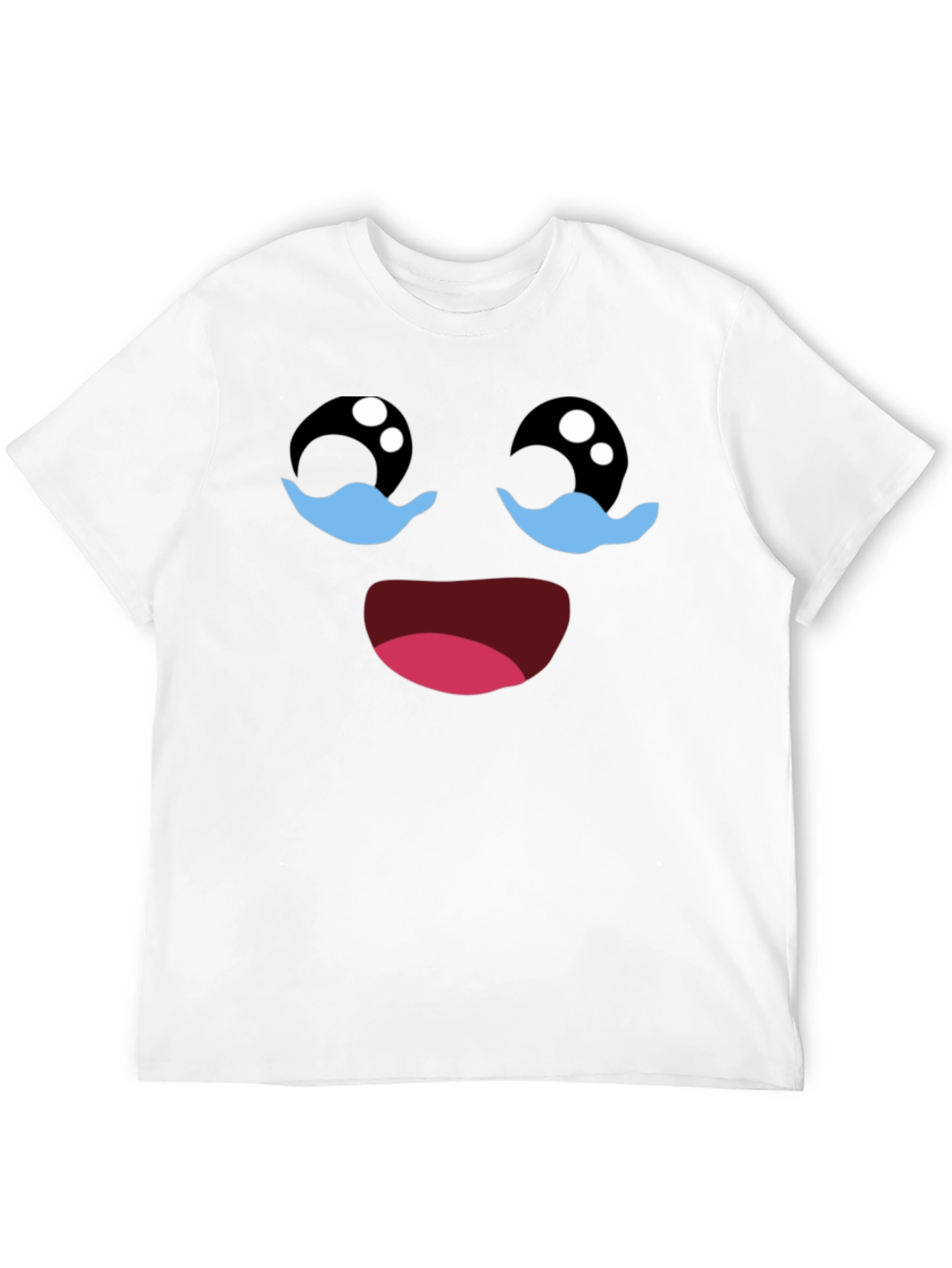 Crying Laughing Face Graphic T-Shirt