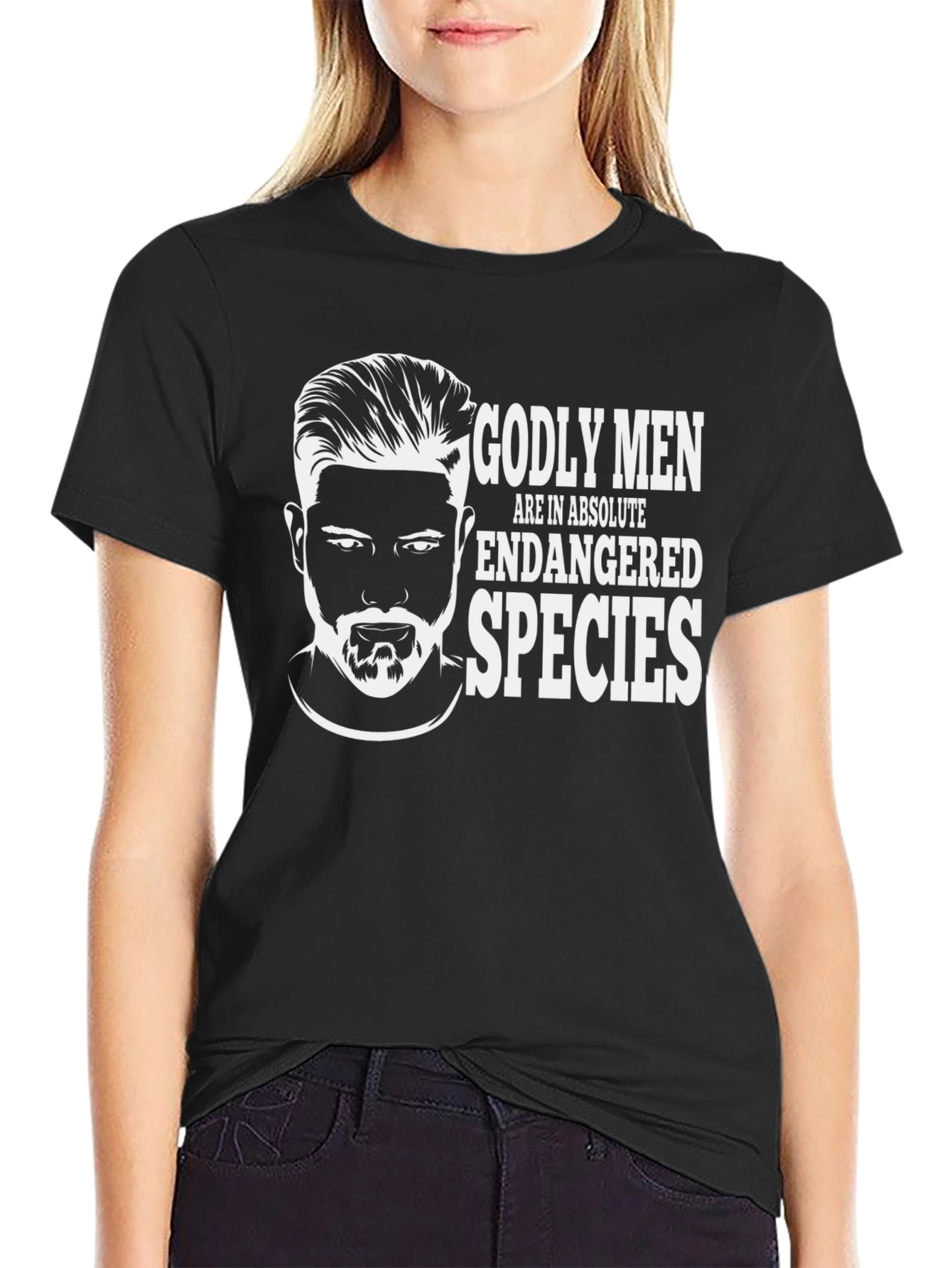 Godly Men Endangered Species Graphic T-Shirt