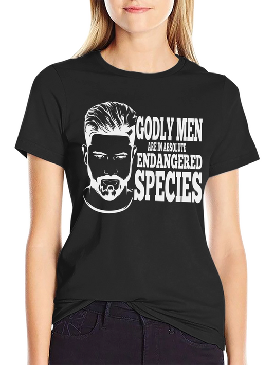 Godly Men Endangered Species Graphic T-Shirt