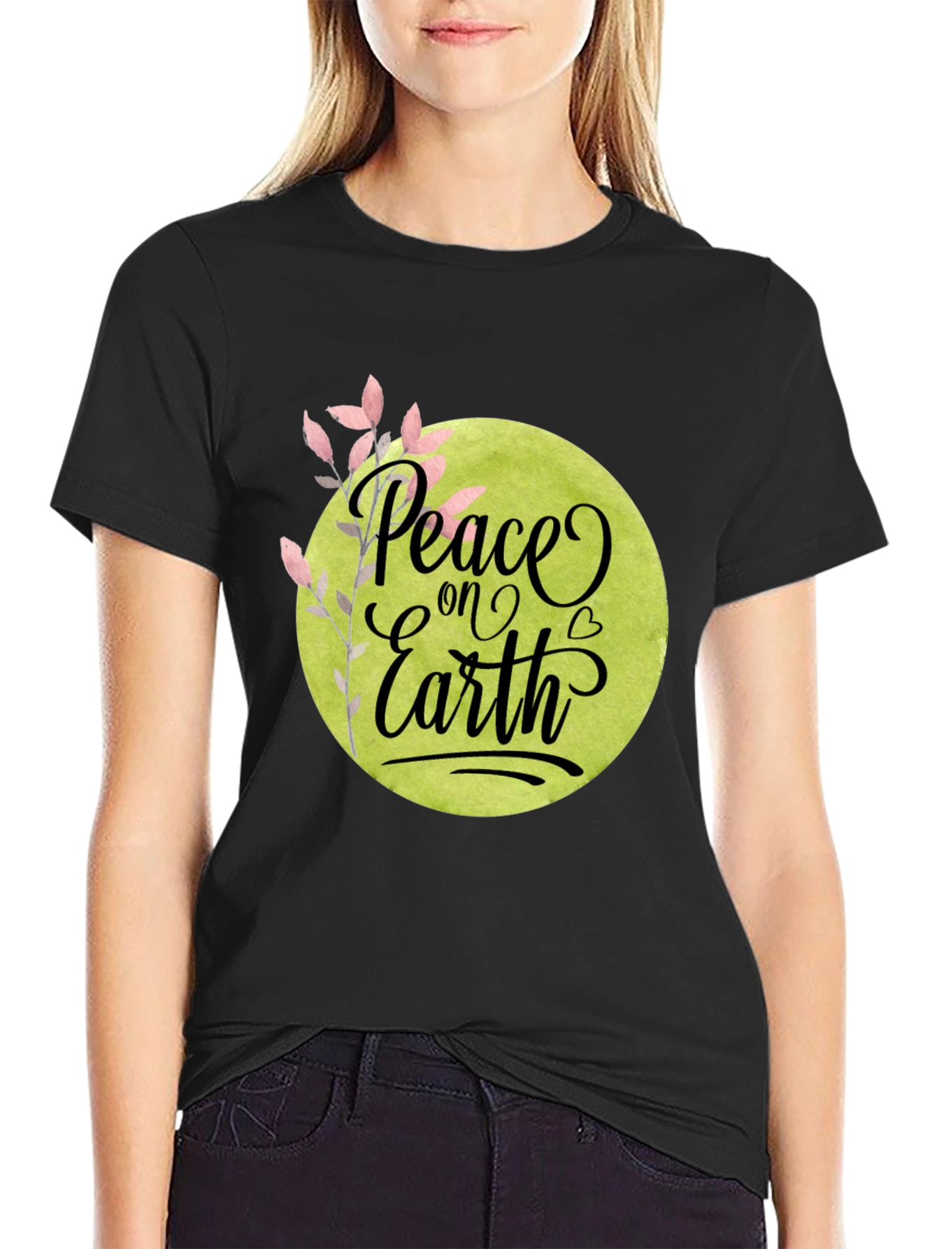 Peace on Earth Graphic Tee - Stylish Comfort