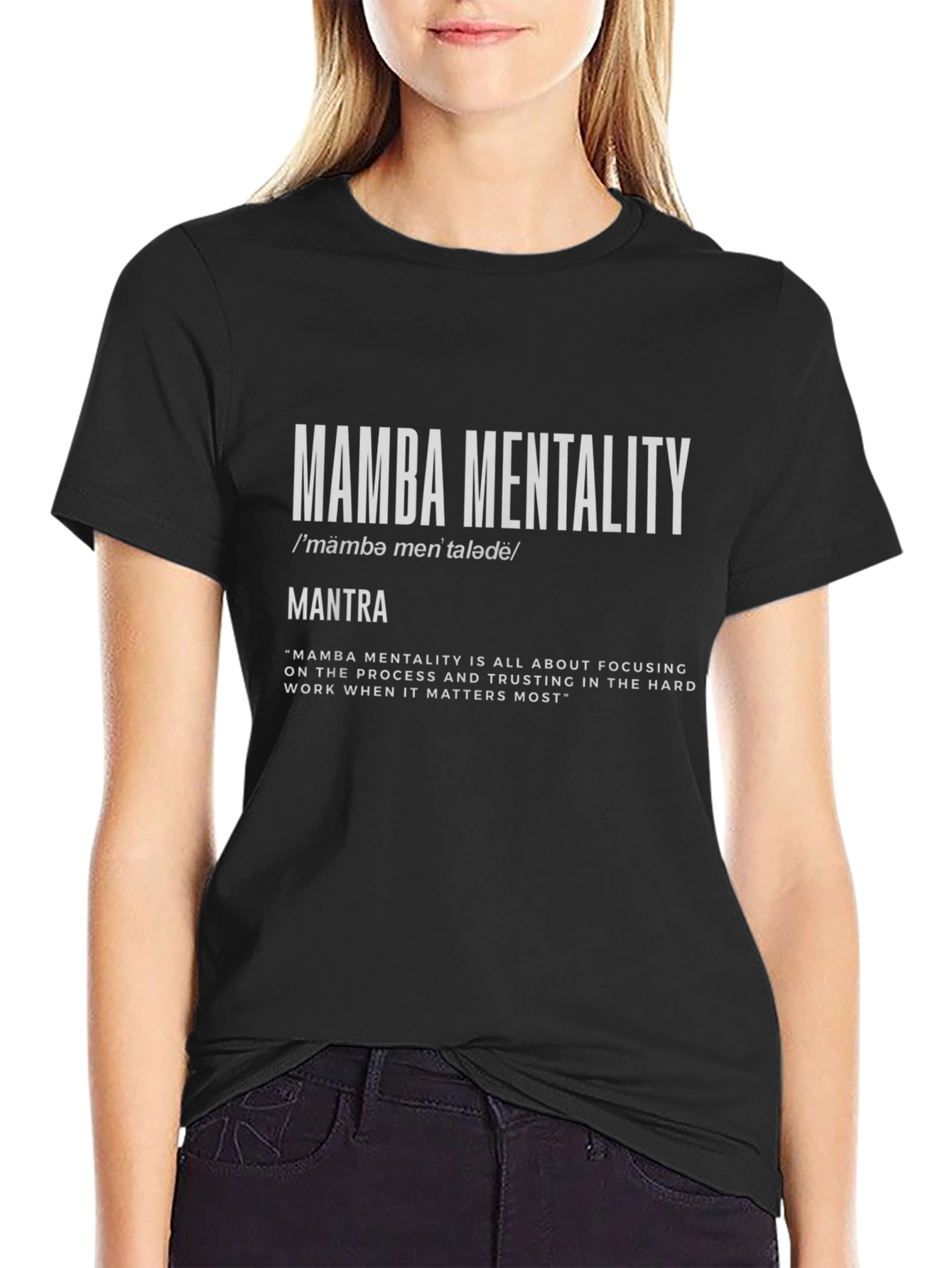 Mamba Mentality Graphic Tee - Inspiring Mantra Shirt