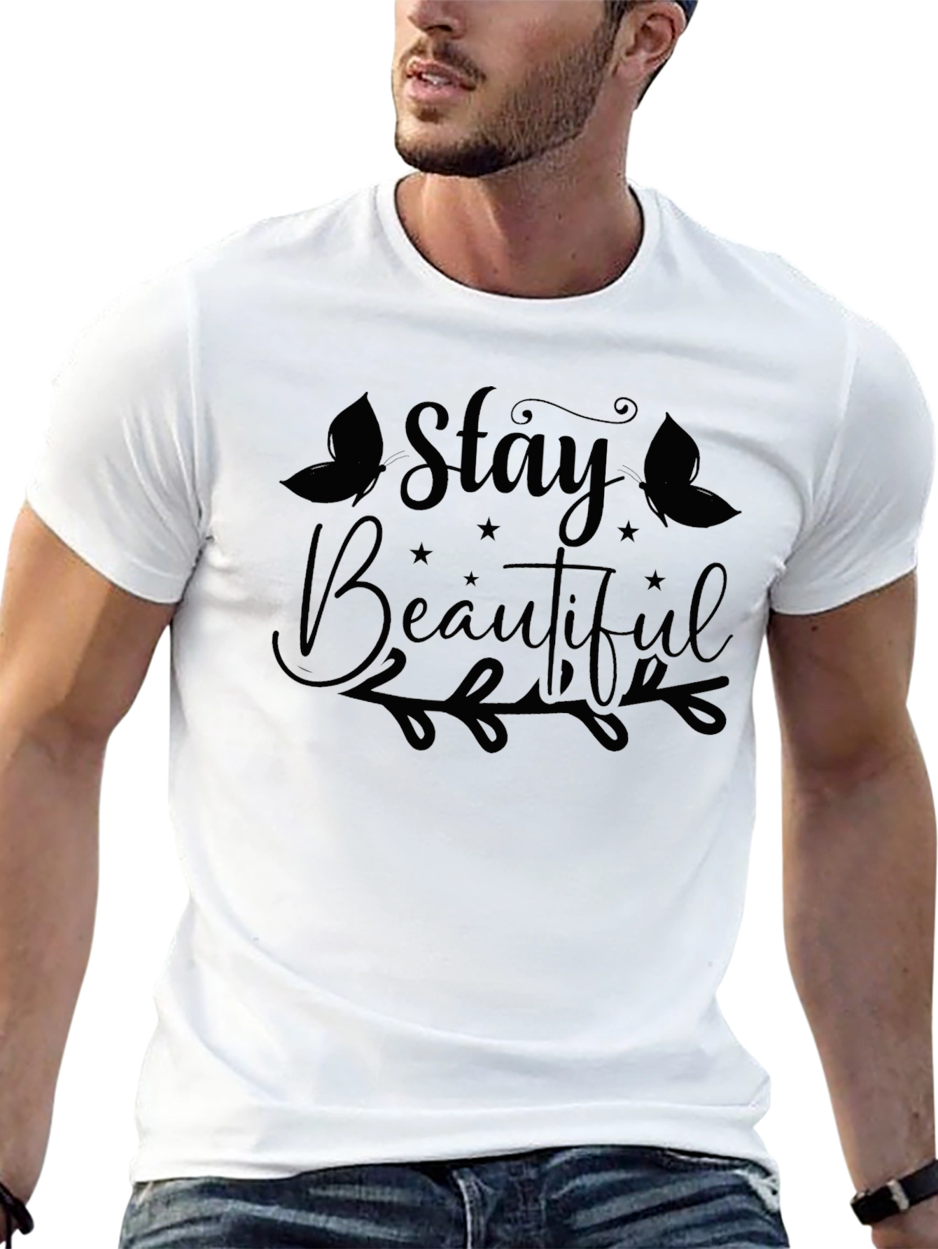 Stay Beautiful Graphic T-Shirt