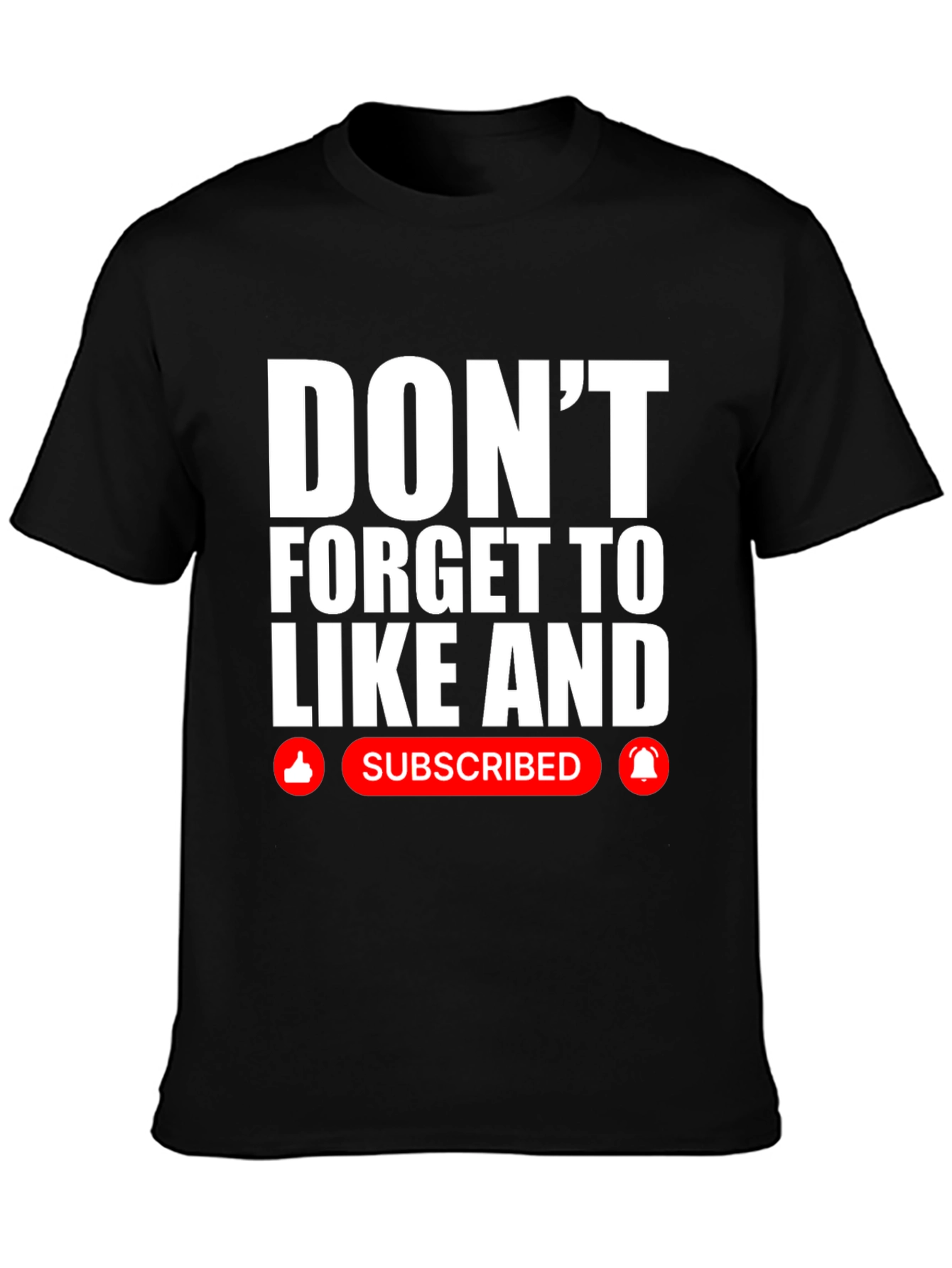 Like and Subscribe Graphic Tee