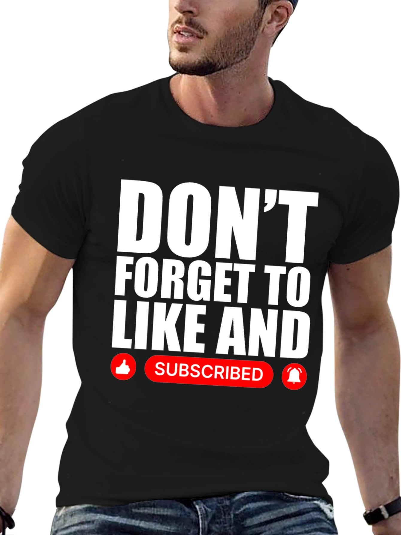 Like and Subscribe Graphic Tee