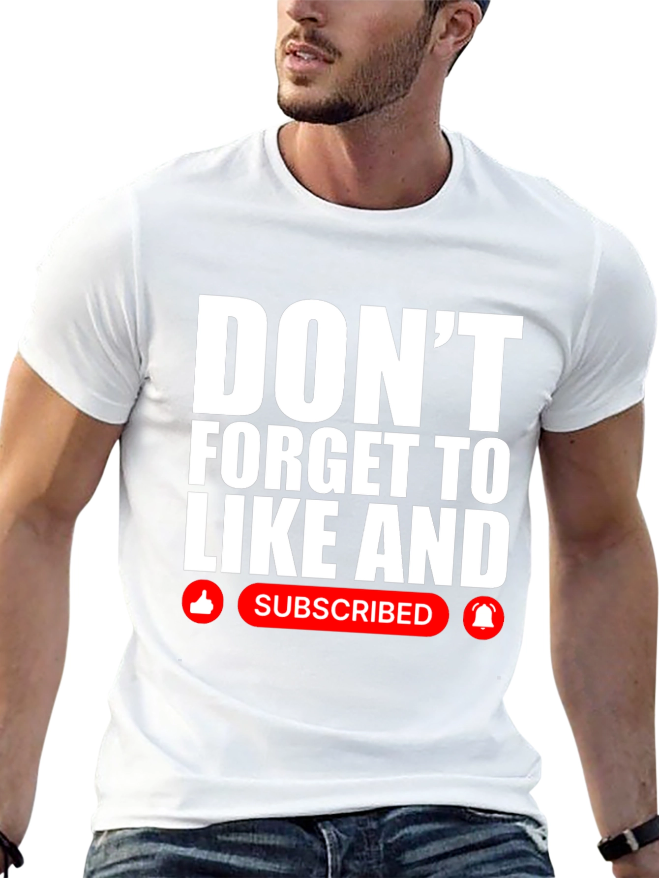 Like and Subscribe Graphic Tee