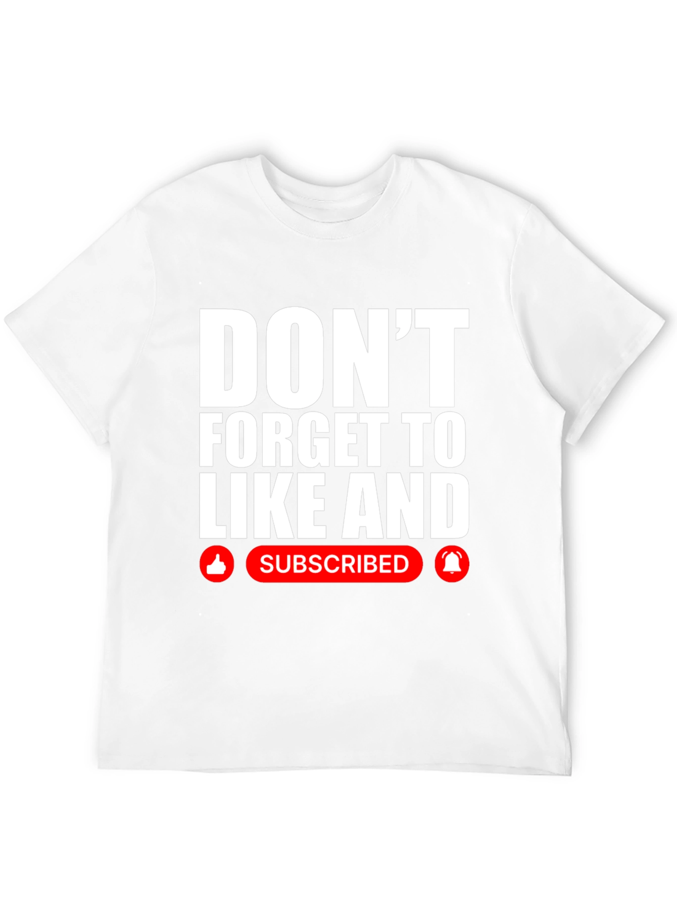 Like and Subscribe Graphic Tee