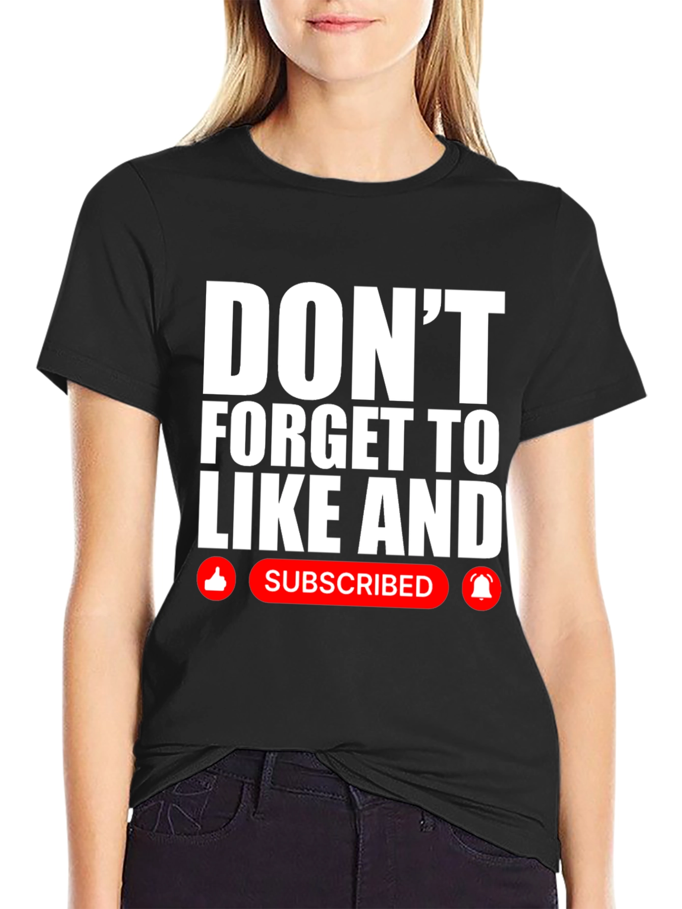 Like and Subscribe Graphic Tee