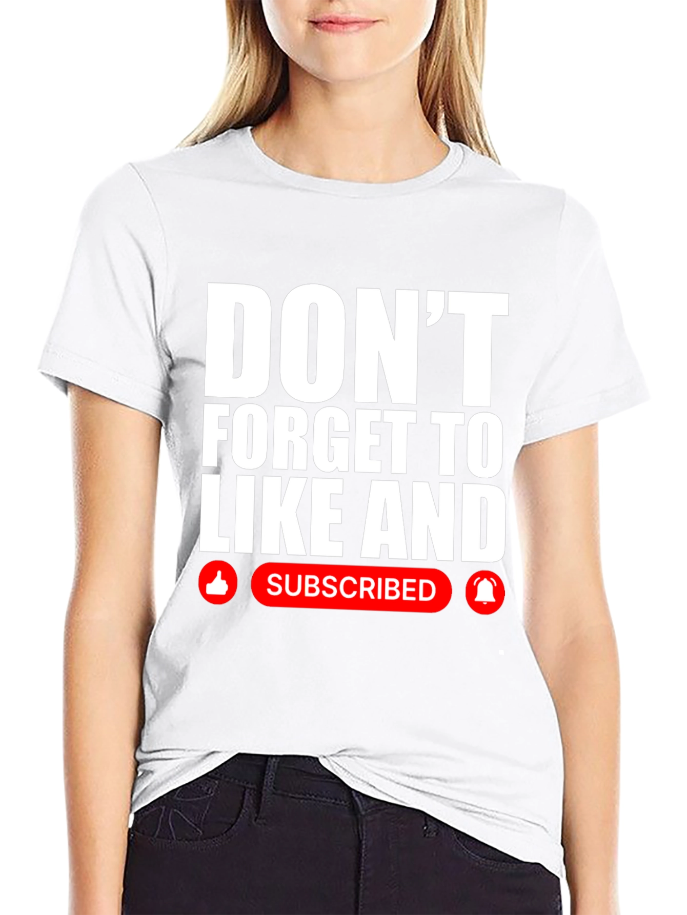 Like and Subscribe Graphic Tee