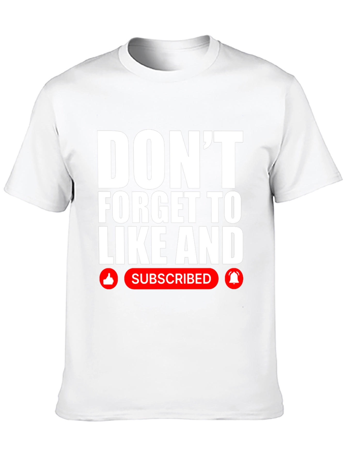Like and Subscribe Graphic Tee