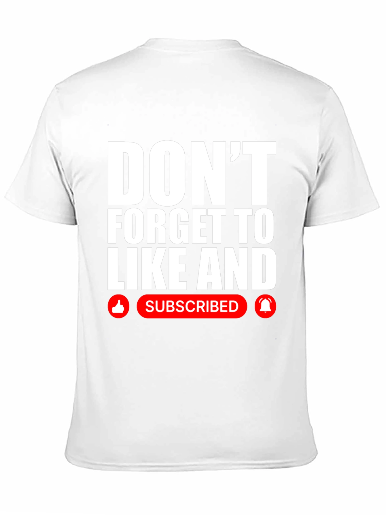 Like and Subscribe Graphic Tee