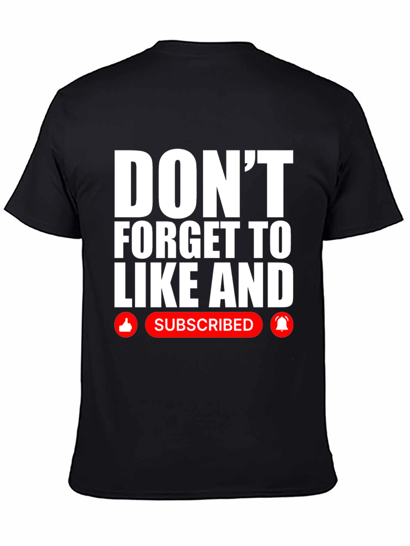 Like and Subscribe Graphic Tee