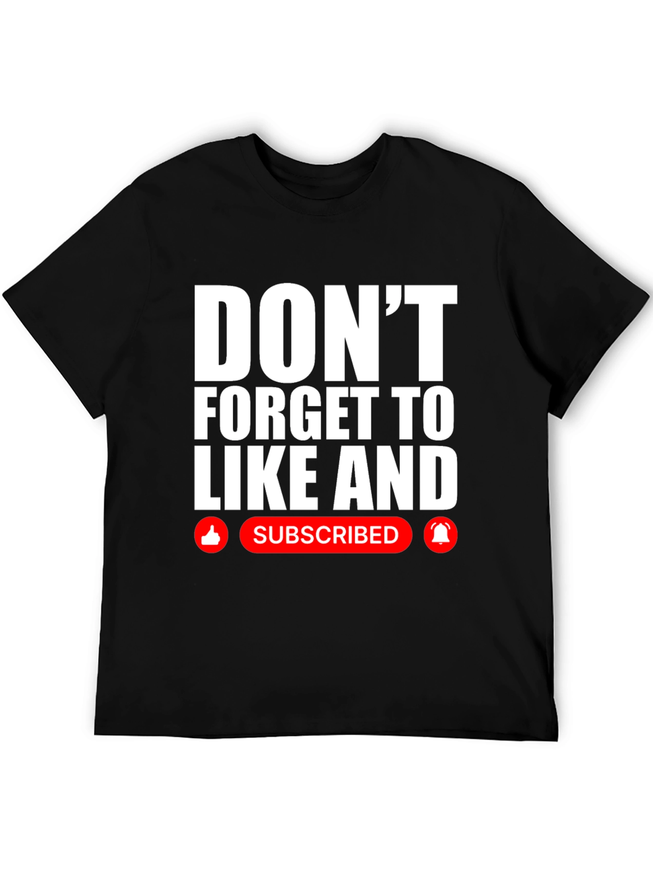 Like and Subscribe Graphic Tee