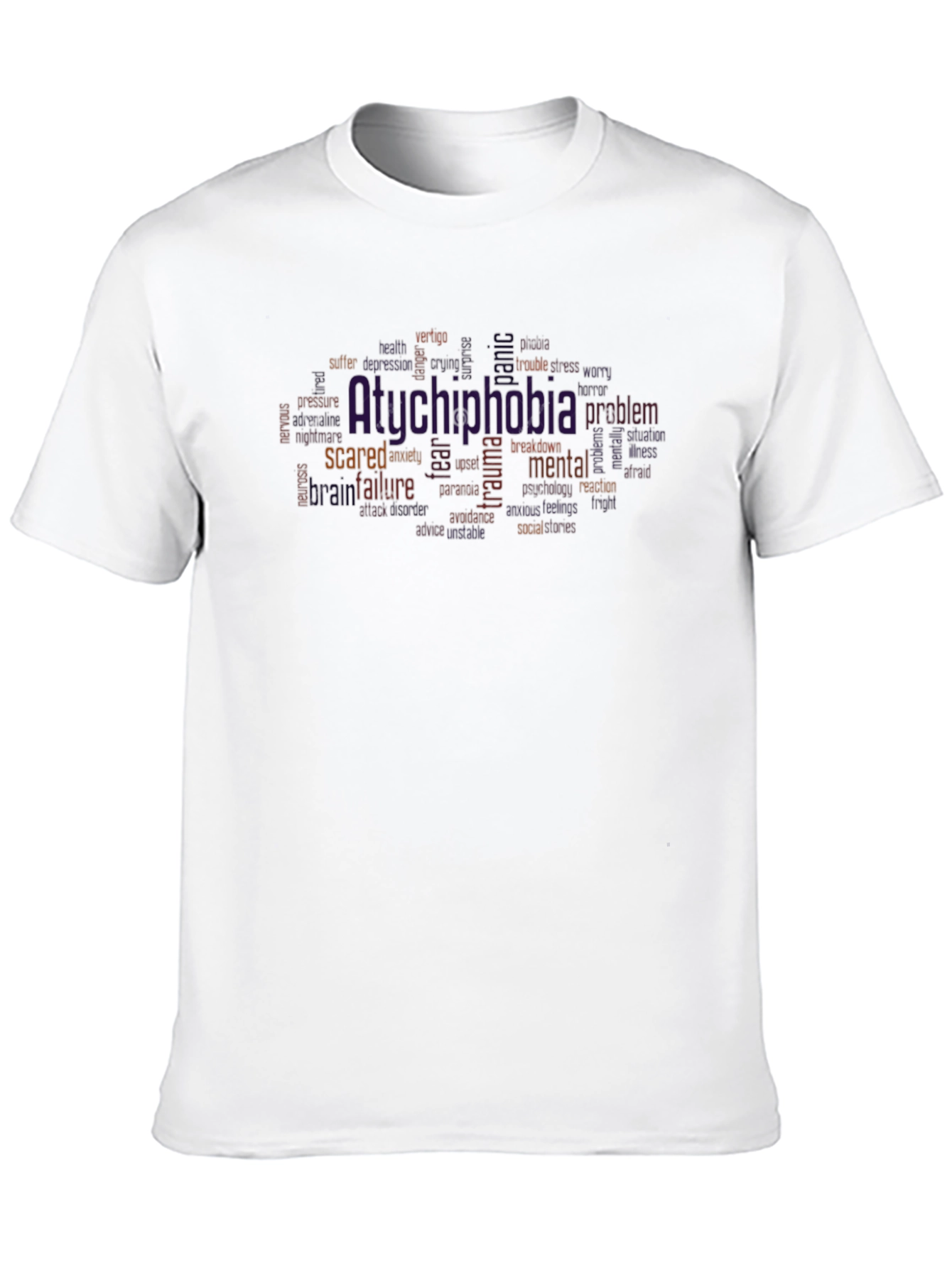 Atychiphobia Mental Health T-Shirt
