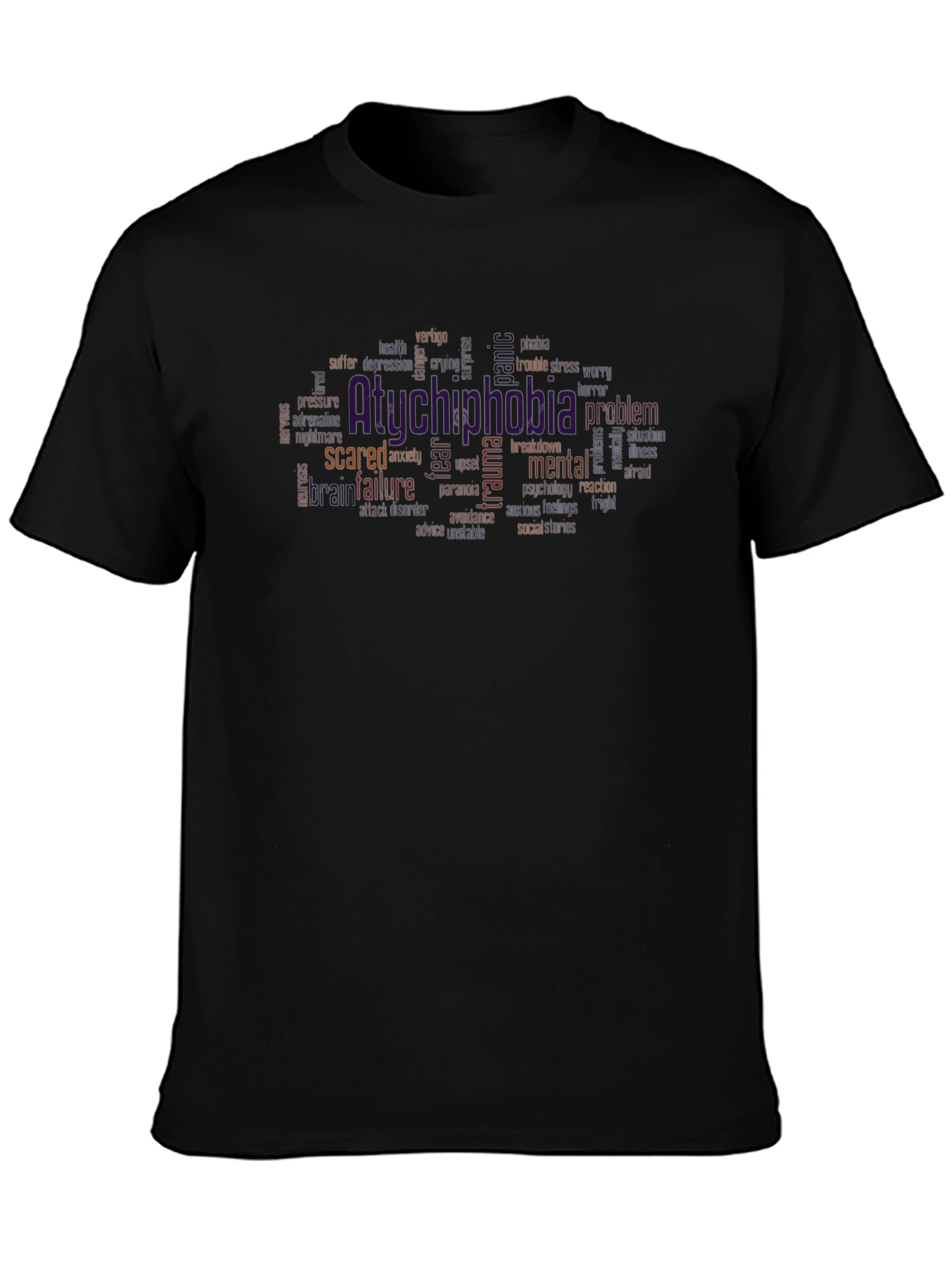 Atychiphobia Mental Health T-Shirt