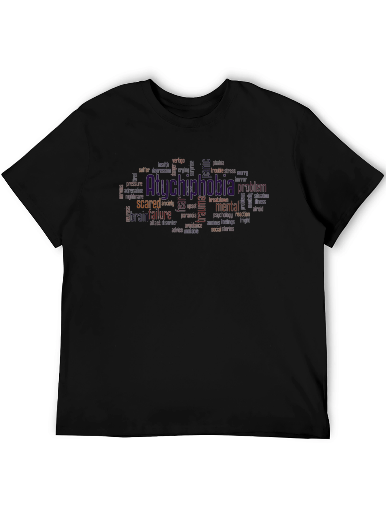 Atychiphobia Mental Health T-Shirt