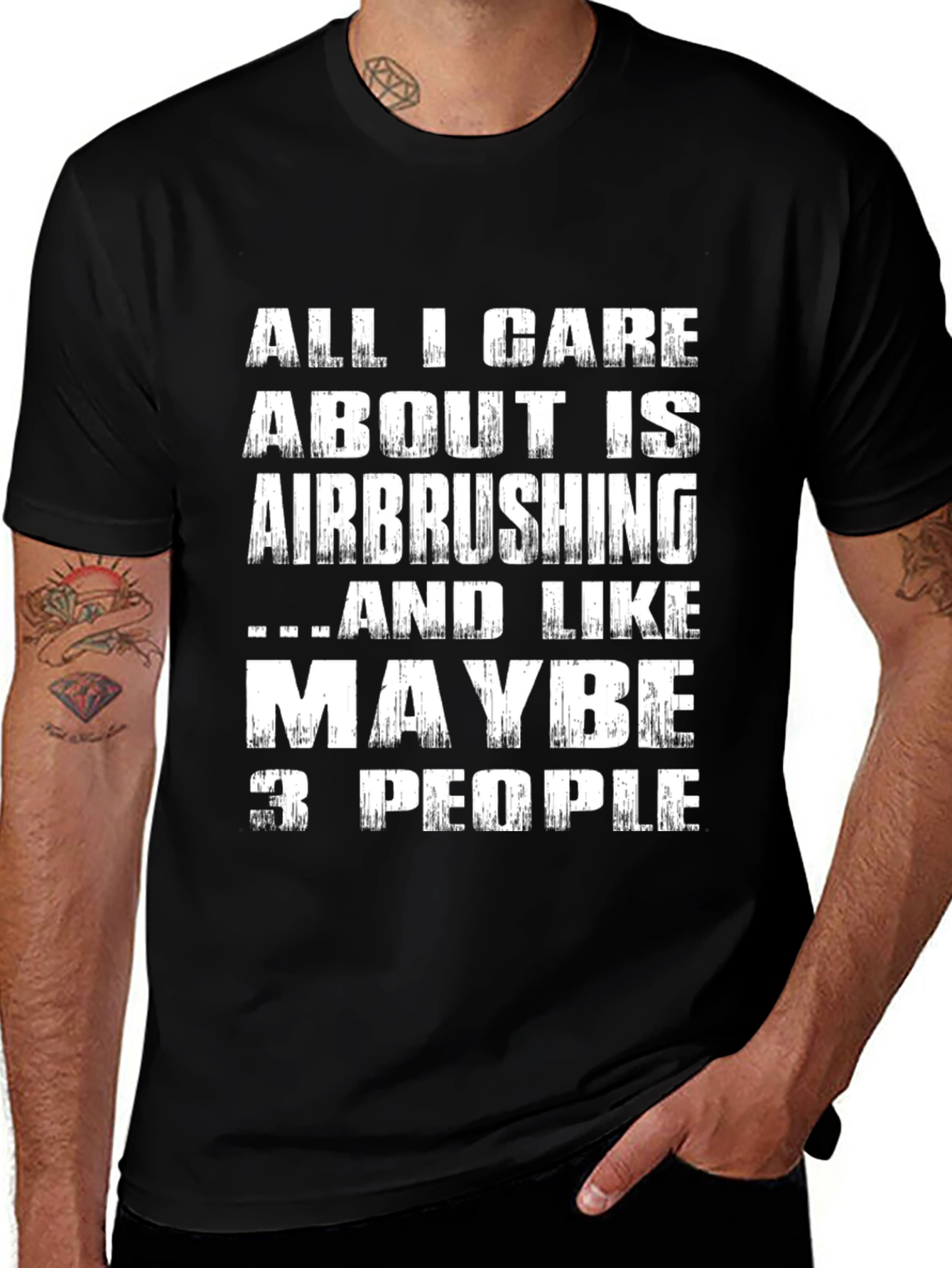 Airbrushing T-Shirt - Hobbyist Humor Tee