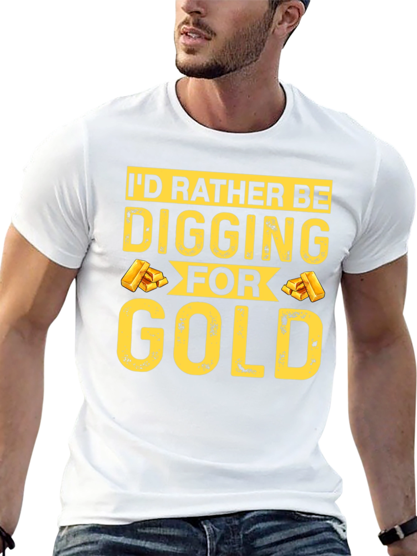 Id Rather Be Digging For Gold T-Shirt