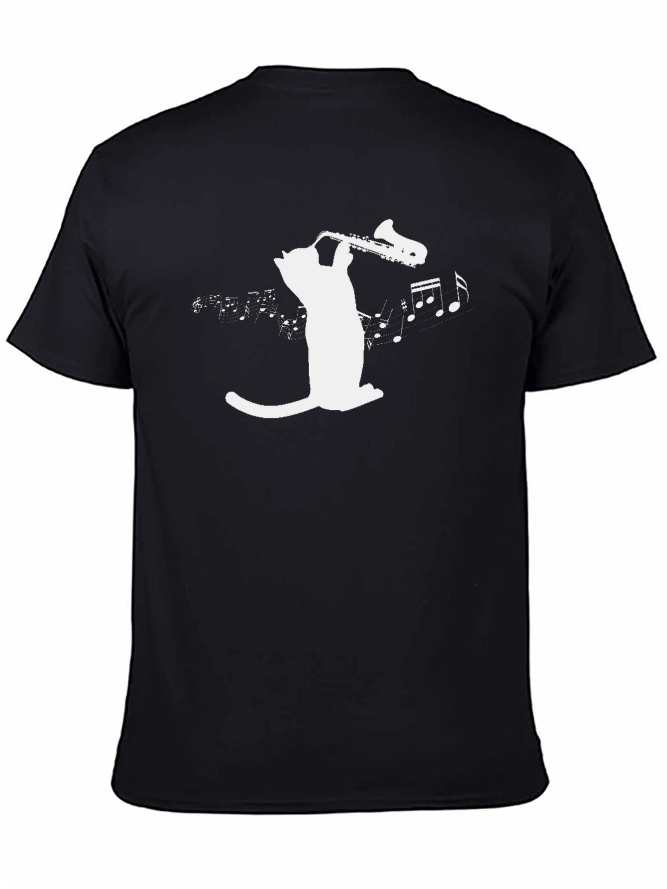 Cool Cat Saxophone Graphic Tee