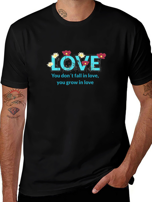 Love Grows T-Shirt - Floral Design