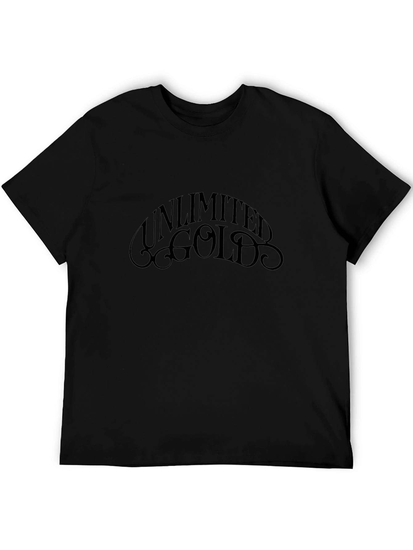 Unlimited Gold Black Graphic Tee