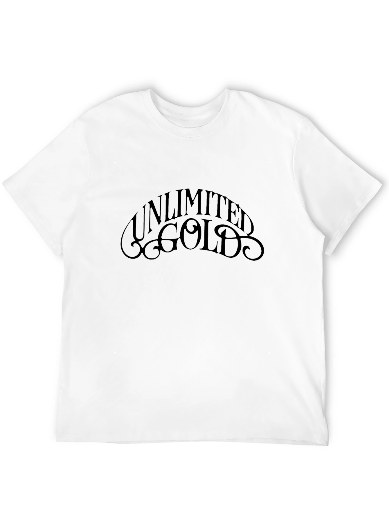 Unlimited Gold Black Graphic Tee