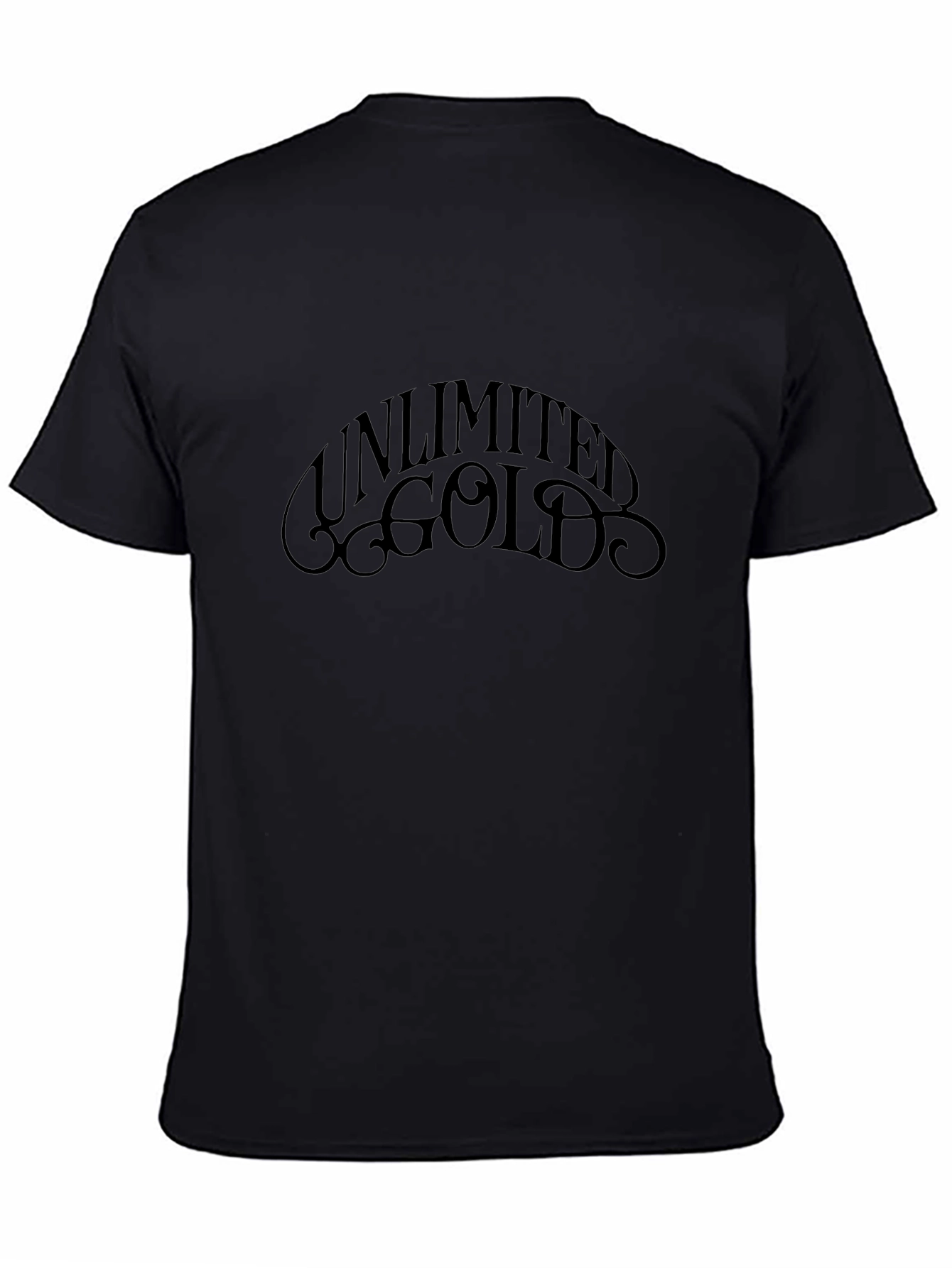 Unlimited Gold Black Graphic Tee
