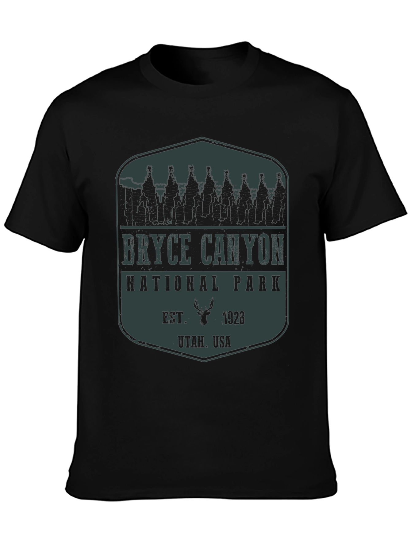 Bryce Canyon National Park Black Graphic Tee