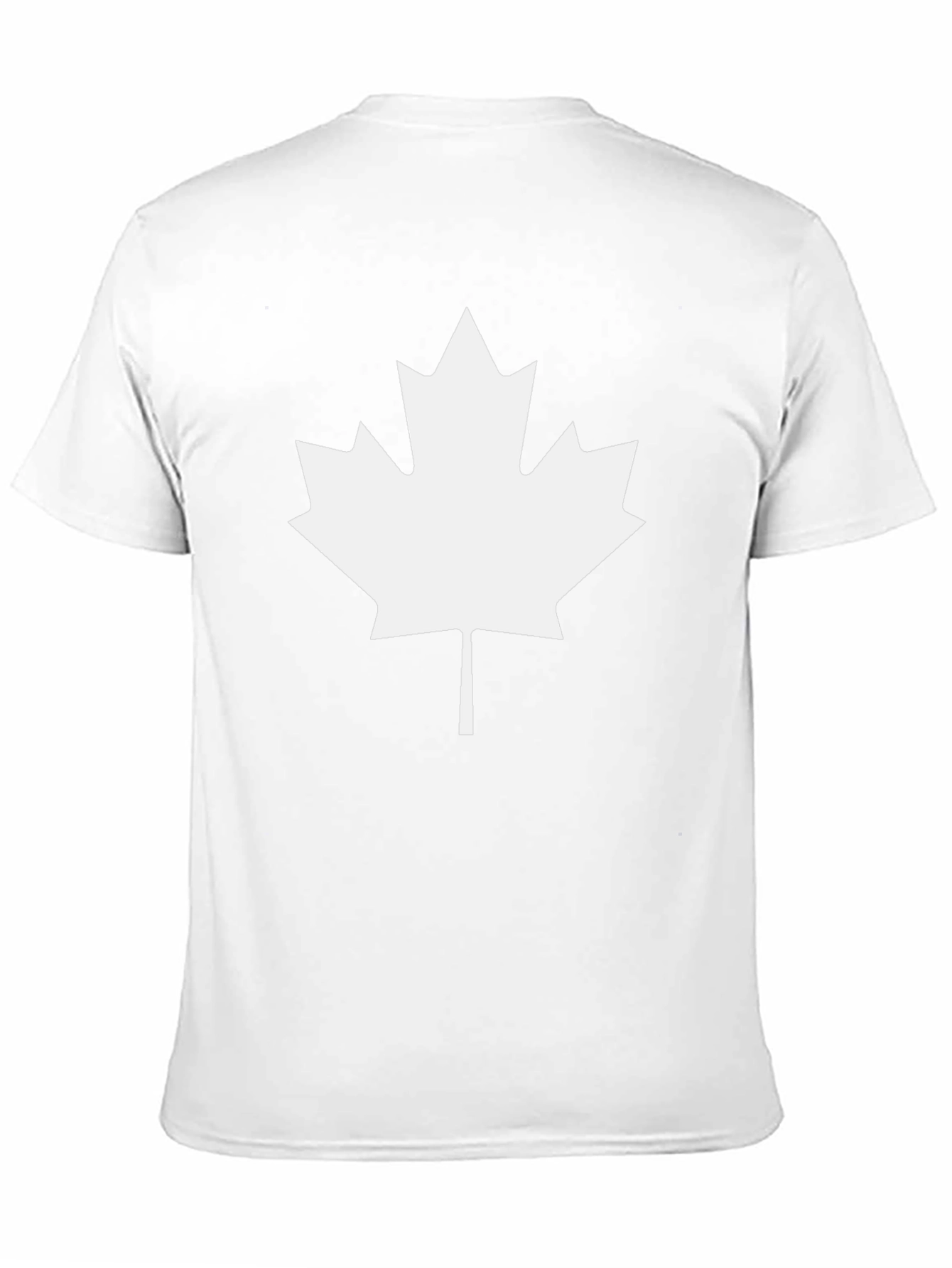 Maple Leaf Graphic Tee - Black Cotton
