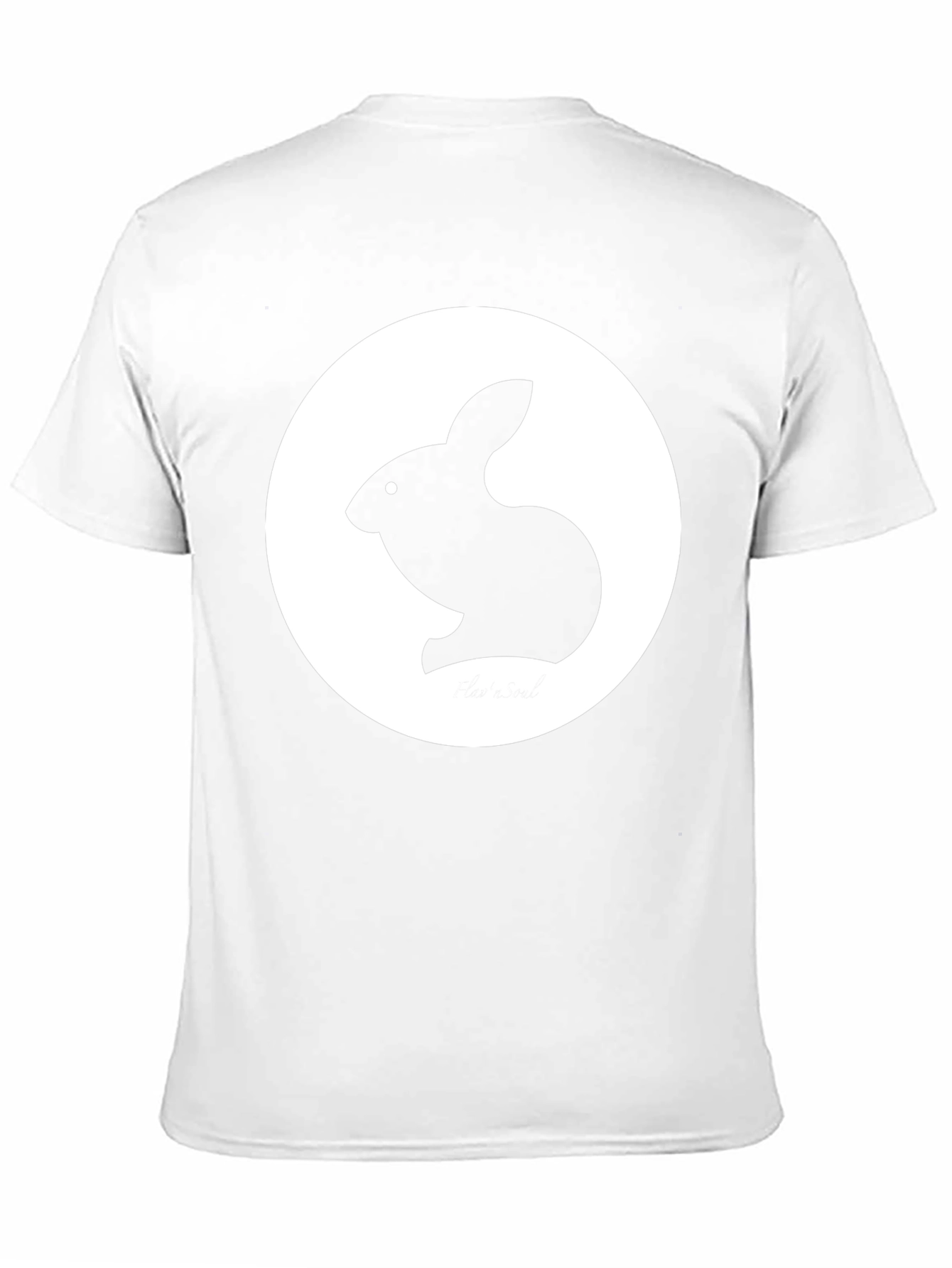 Rabbit Graphic Tee - Black Casual T-Shirt