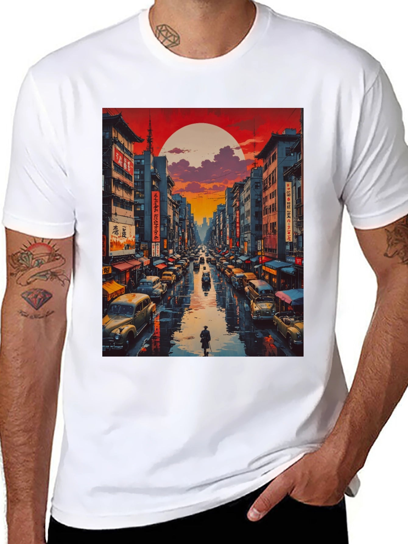 Retro Tokyo Street T-Shirt