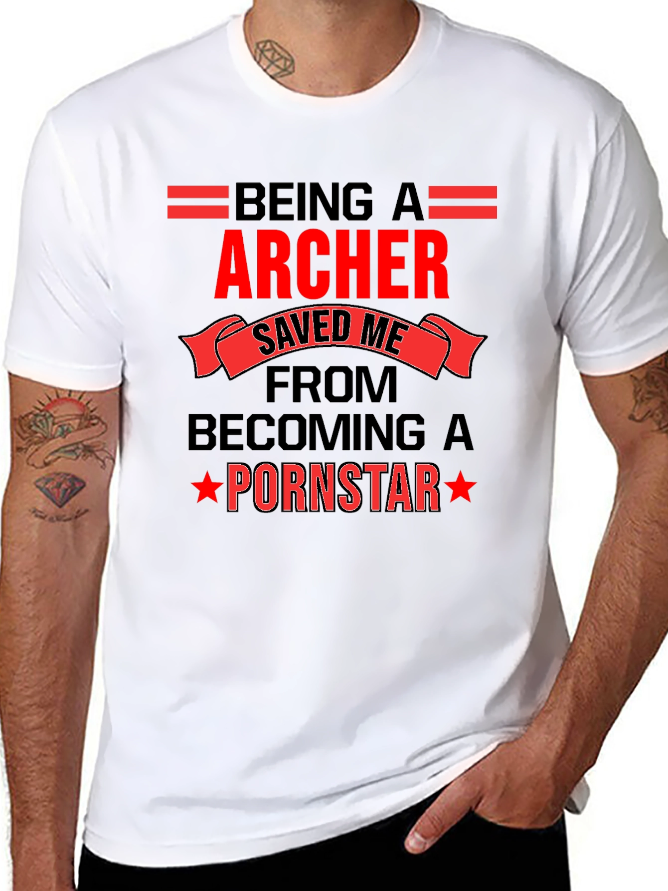 Archer Saved Me T-Shirt - Funny Archery Tee