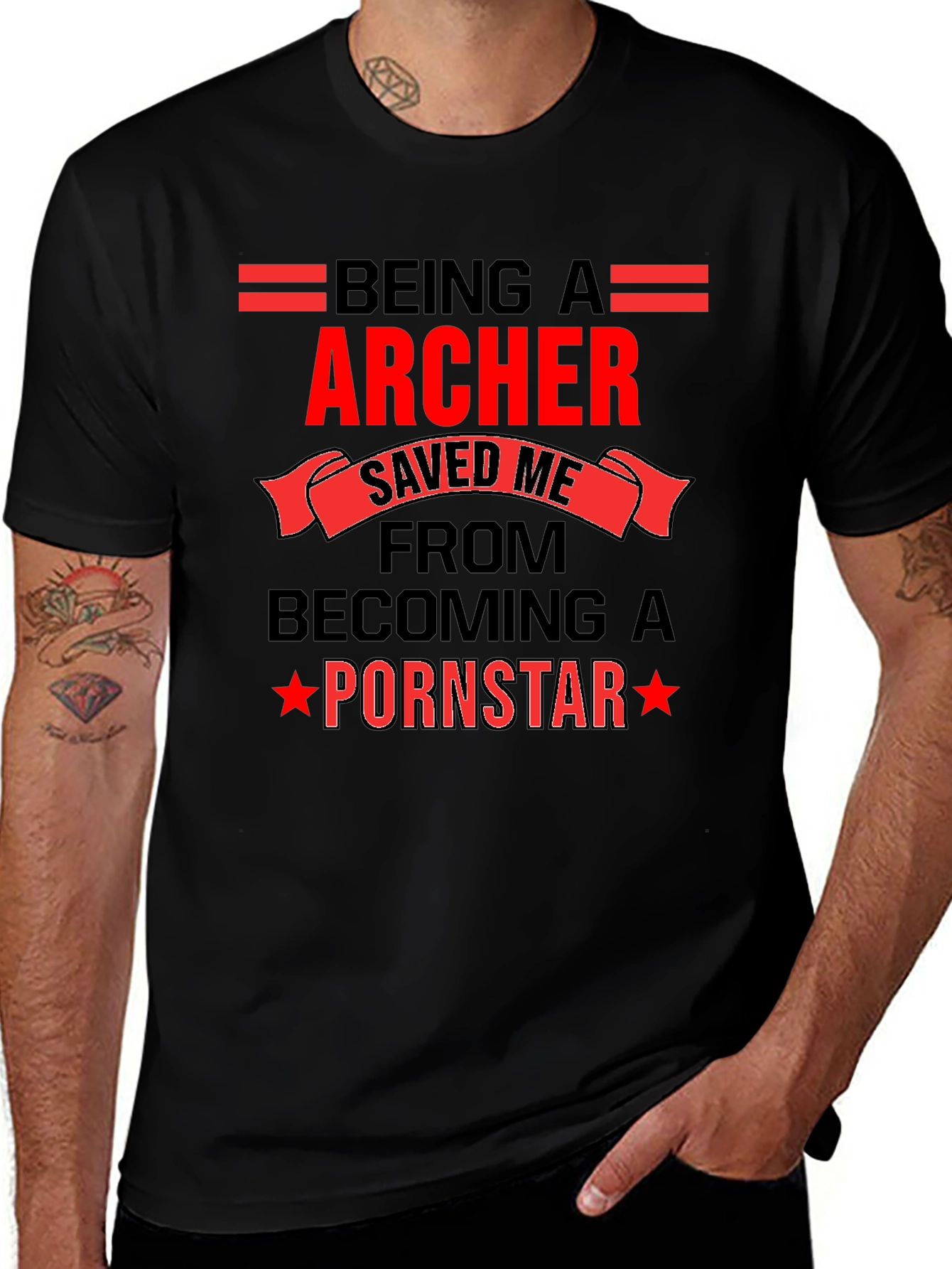 Archer Saved Me T-Shirt - Funny Archery Tee