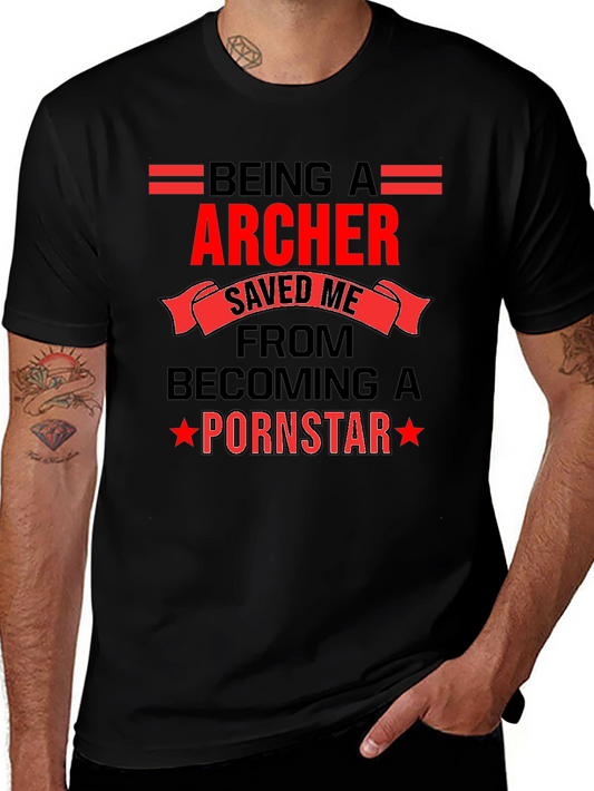 Archer Saved Me T-Shirt - Funny Archery Tee