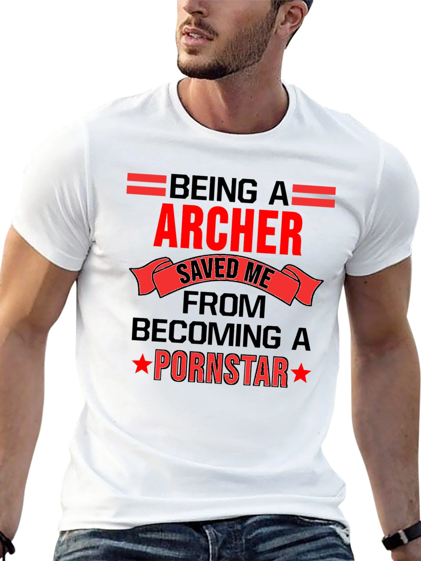 Archer Saved Me T-Shirt - Funny Archery Tee