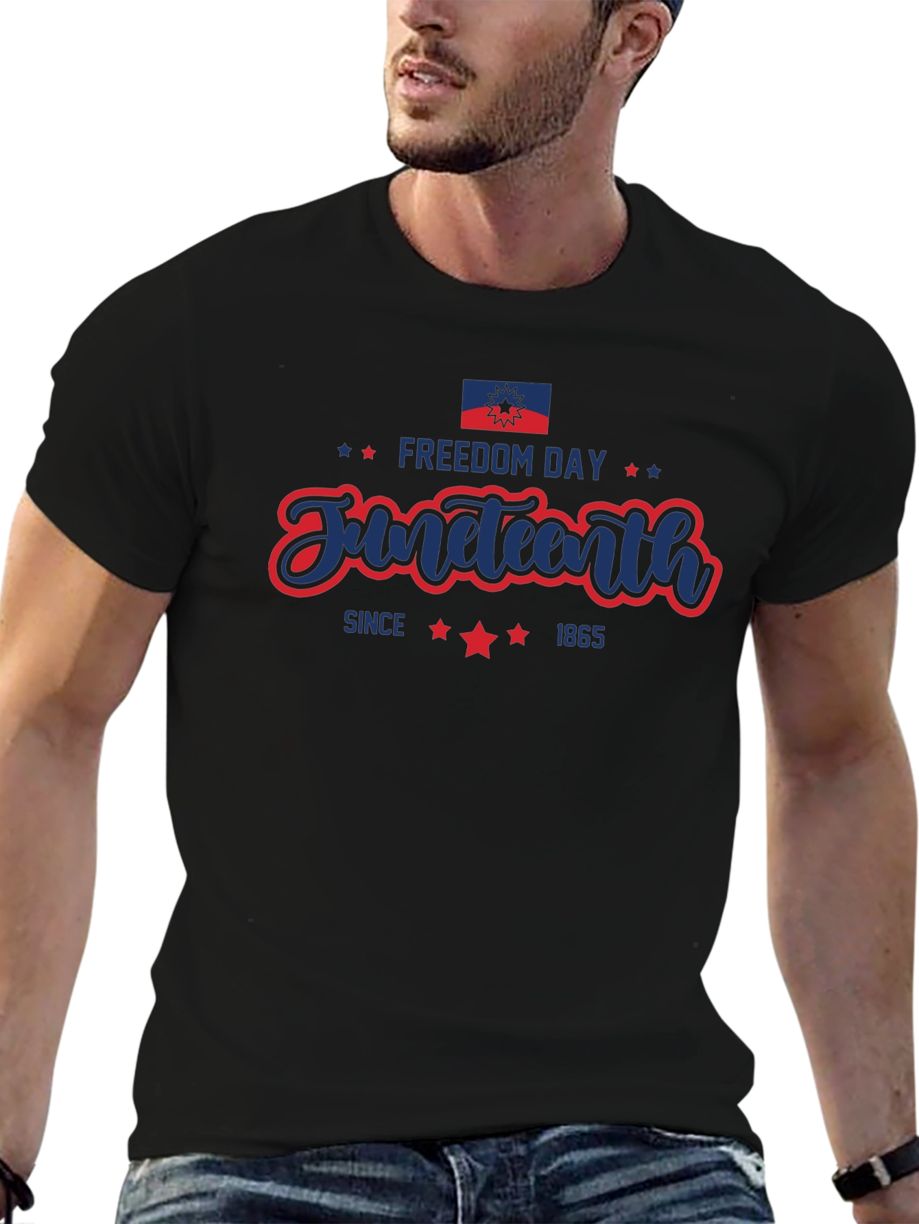 Juneteenth Freedom Day Black T-Shirt
