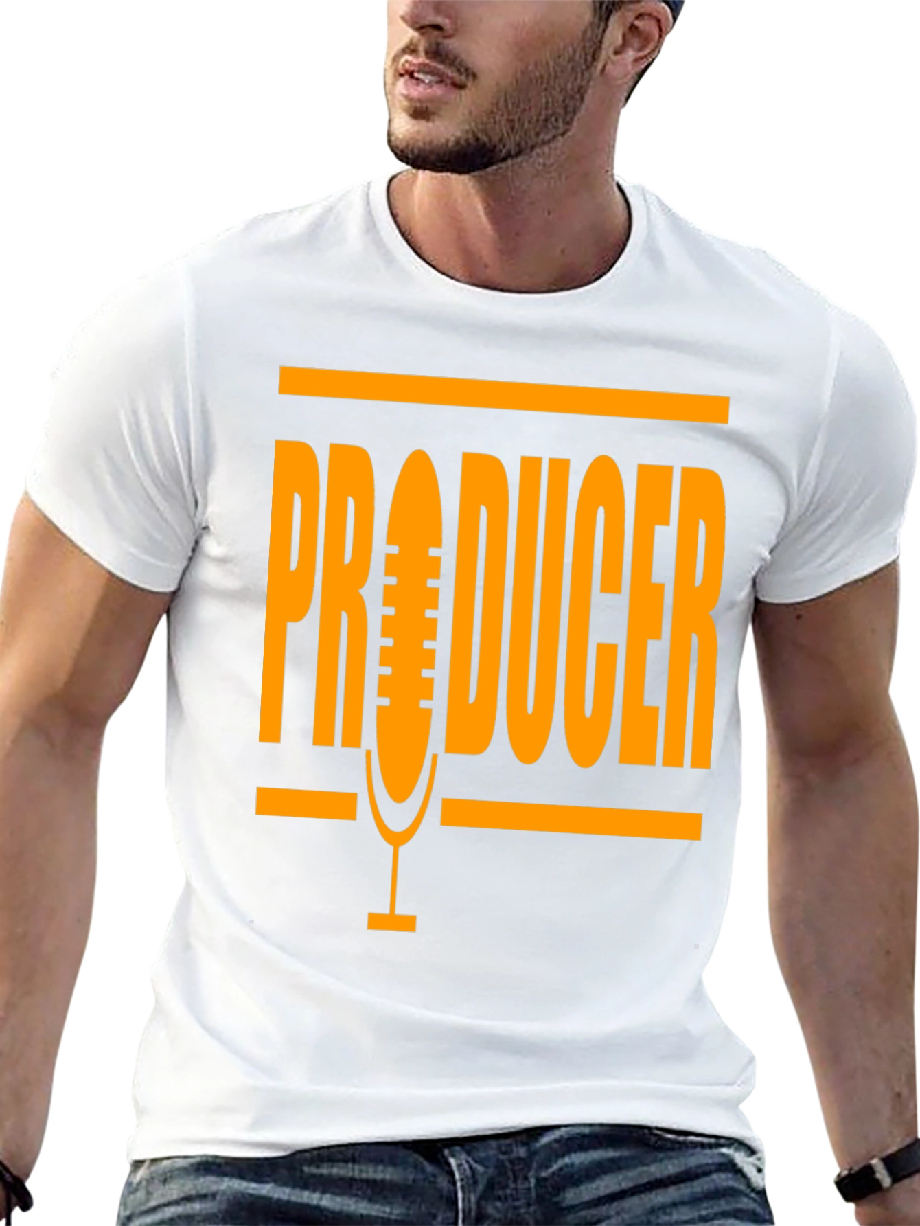 Producer Microphone Graphic T-Shirt