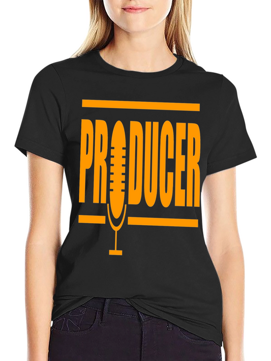 Producer Microphone Graphic T-Shirt