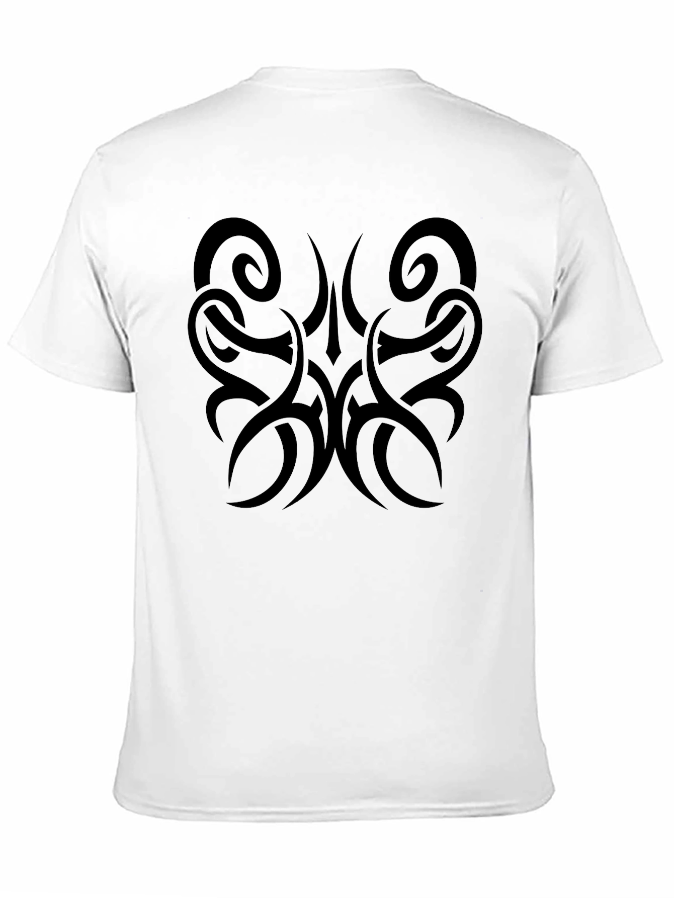Tribal Tattoo Style Black Graphic Tee