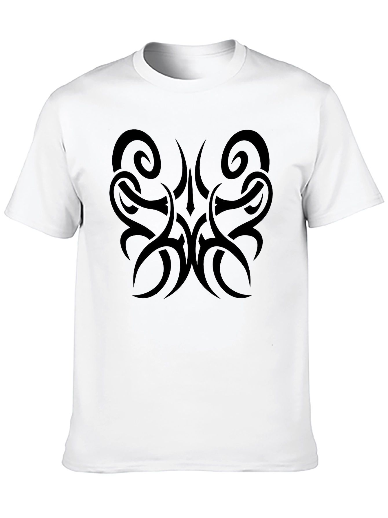 Tribal Tattoo Style Black Graphic Tee