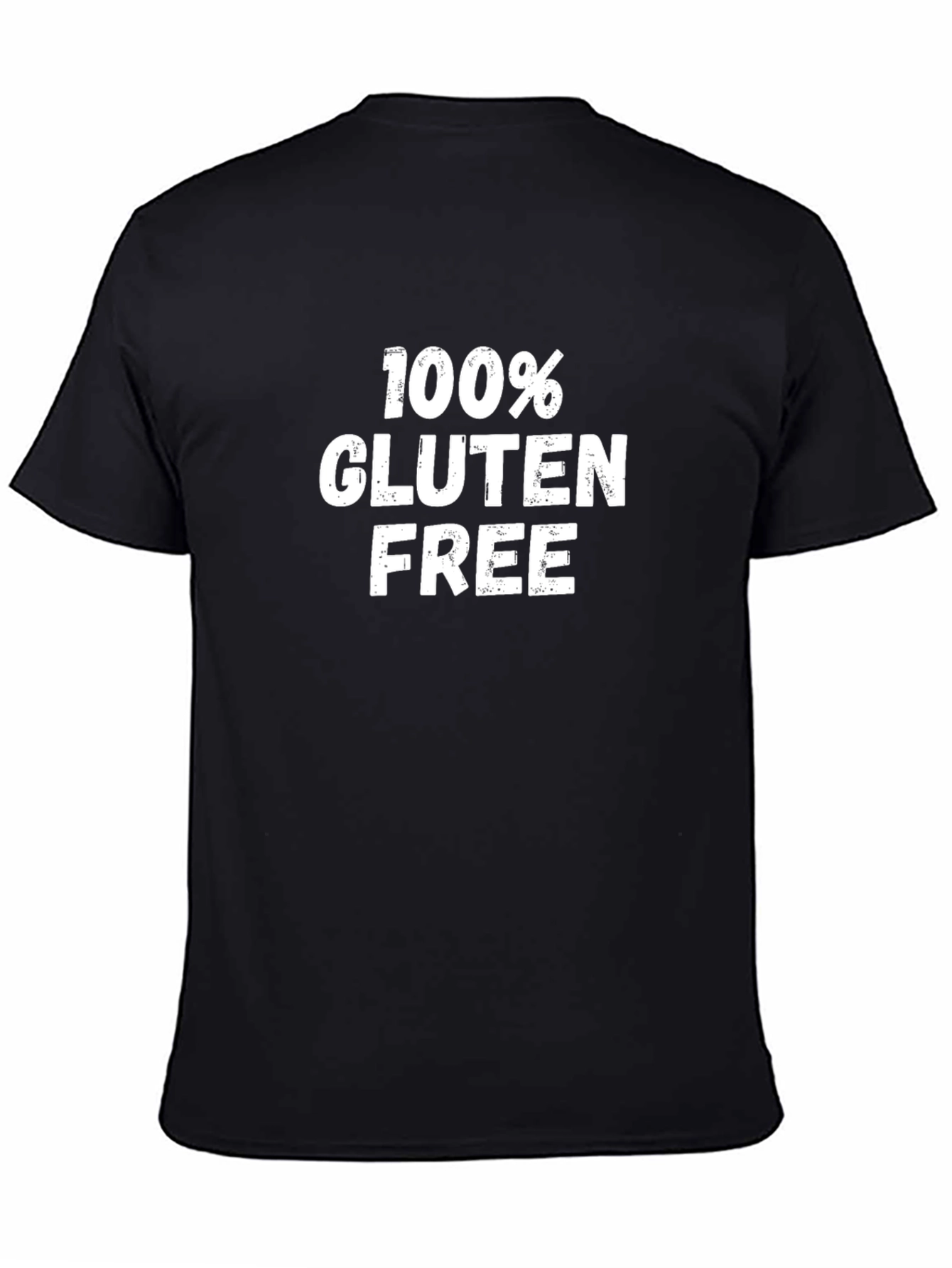 100% Gluten Free Black T-Shirt