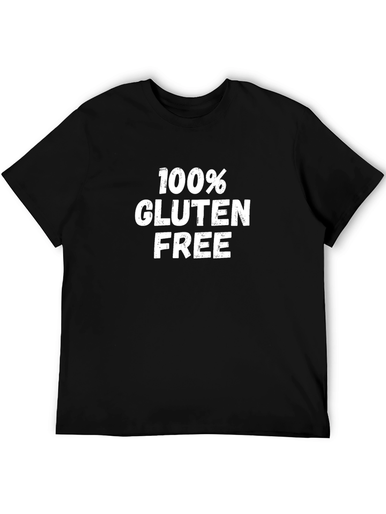 100% Gluten Free Black T-Shirt