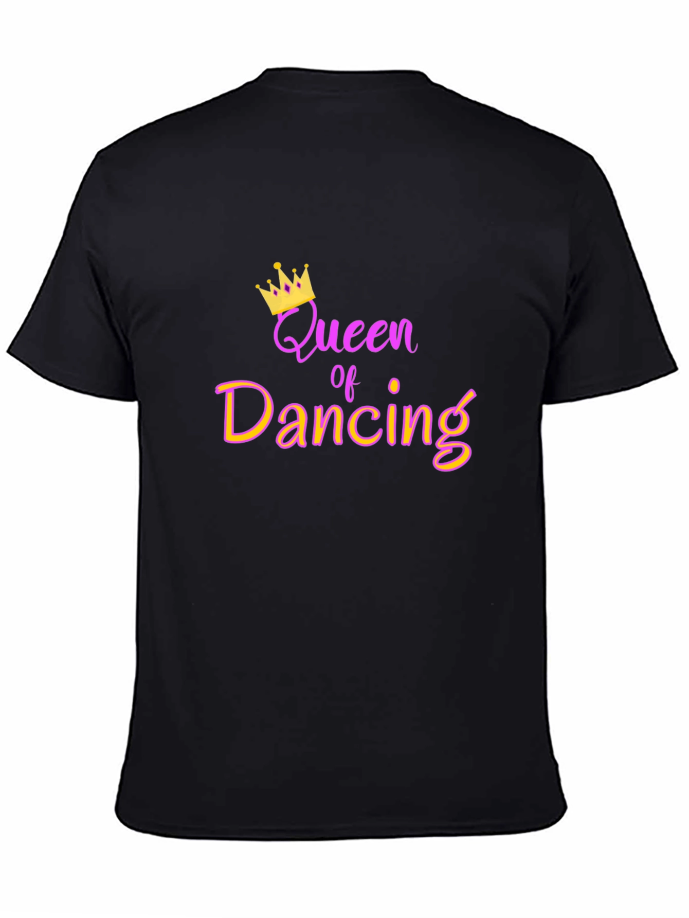 Queen of Dancing Graphic Tee - Black