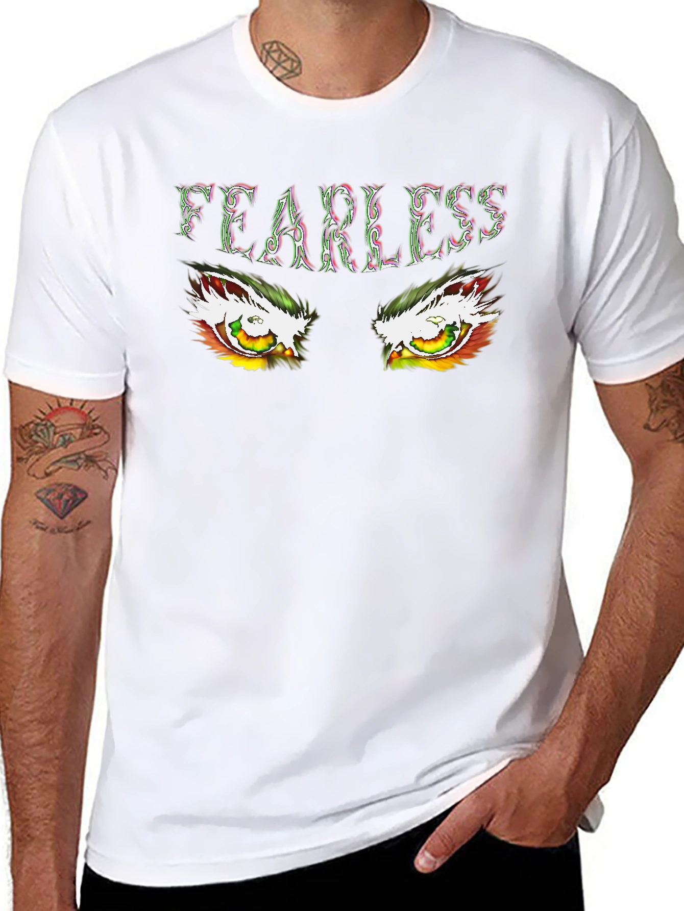 Fearless Eye Graphic T-Shirt - Bold Statement Tee